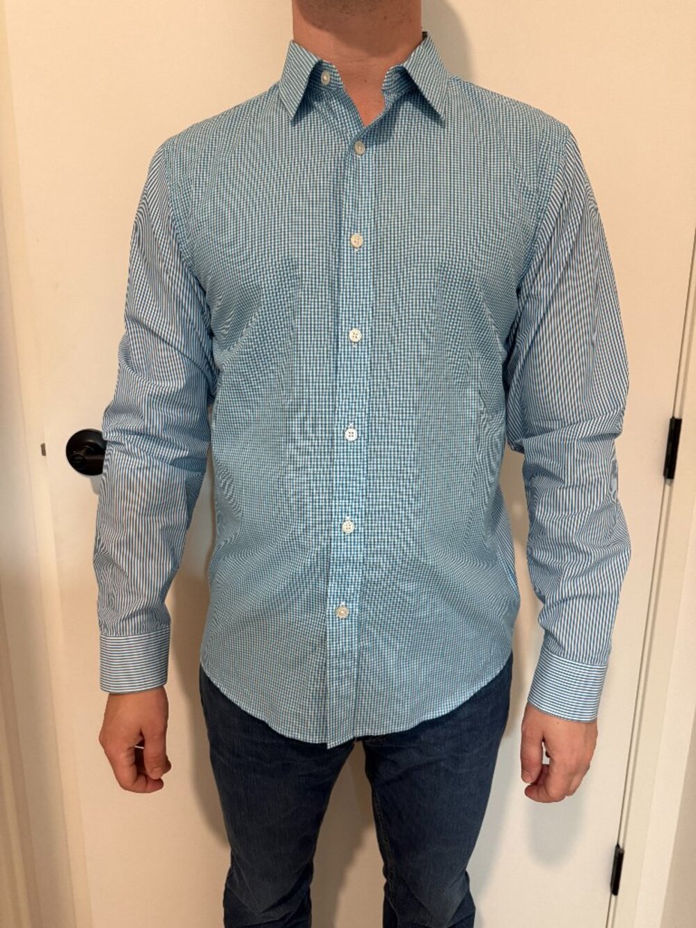 Michael Kors Tailored Fit Mens Dress Shirt